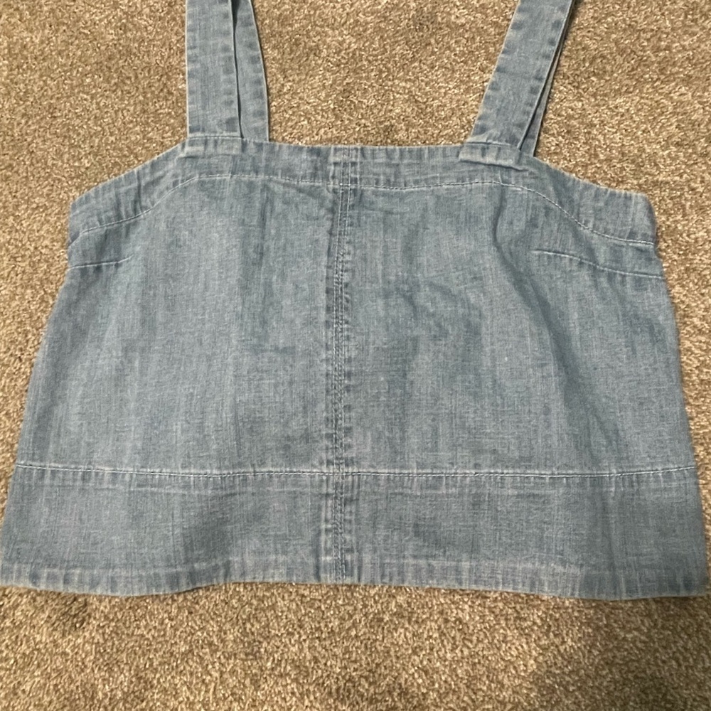 Banana Republic Blue Denim Blouse